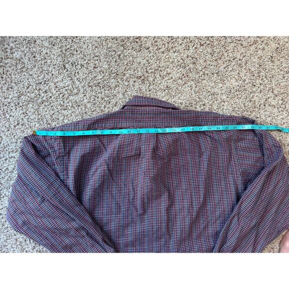 POLO by Ralph Lauren button up, long sleeve collared, size Large, light flannel - Picture 4 of 9